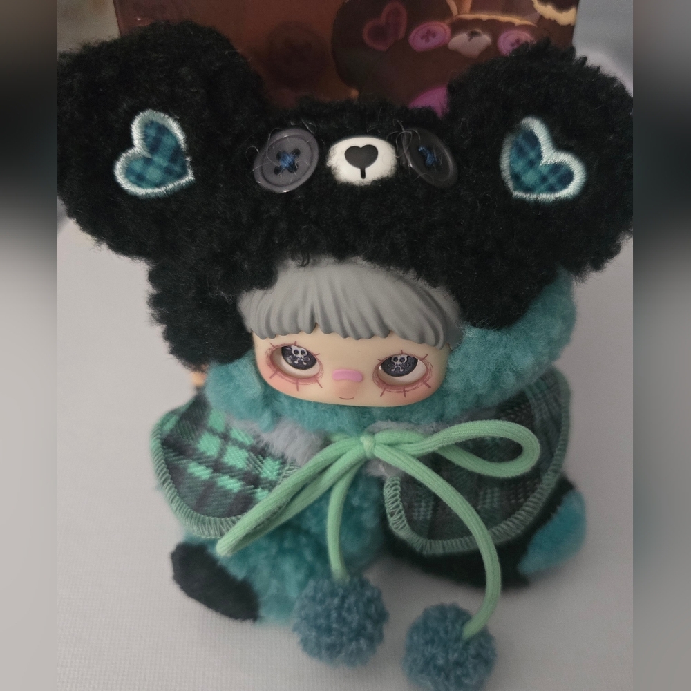Maymei Tiny Bear Cookie Series Plush Pendant  "Mint Chocolate" - Picture 10 of 15